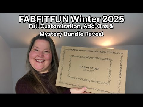 Видео: Fabfitfun Unboxing Winter 2025 / Загадочный набор и множество дополнений