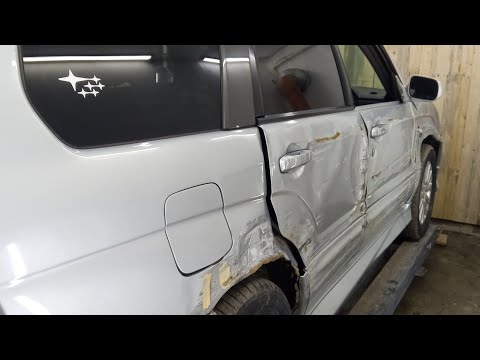 Видео: Subaru Forester sg5, кап. ремонт кузова, часть 1 (разборка и дифектовка.
