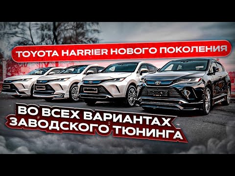 Видео: НОВЫЙ TOYOTA HARRIER AXUH85 2021 | ВСЕ ВАРИАНТЫ ЗАВОДCКОГО ТЮНИНГА | JAPAUTOBUY