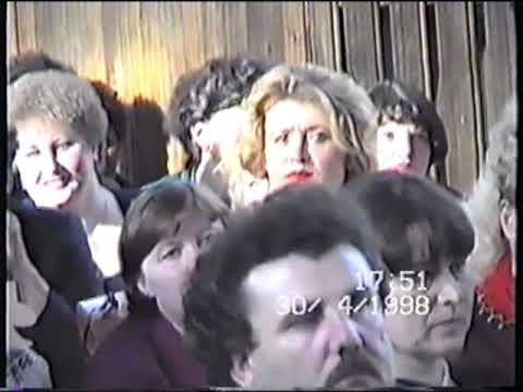Видео: Юбилей Октябрьской школы в 1998 году