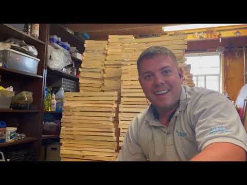 Видео: Как БЫСТРО построить 5000 рамок для пчелиных ульев!!!