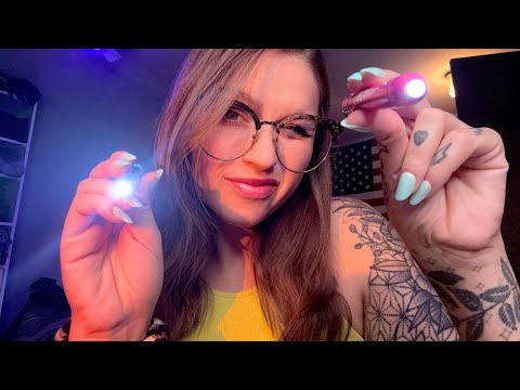 Видео: ASMR - ДЕТАЛЬНОЕ ОБСЛЕДОВАНИЕ ЗРЕНИЯ