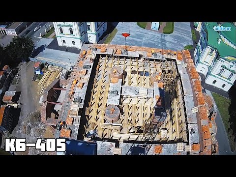 Видео: Рабочий день КБ-405. Вид с башни крана
