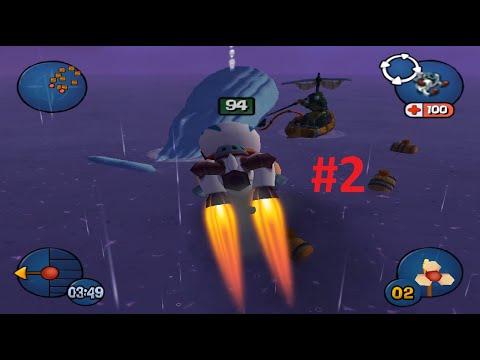 Видео: Worms 3D Прохождение #2 Страсти на джетпаке [ЧЕРВЯКИ в 3D]