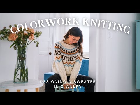 Видео: Посещение магазина пряжи Yarn Store Heaven в Амстердаме и вязание цветного свитера