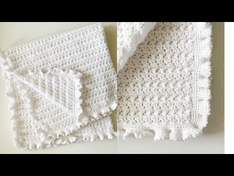 Видео: Цветочное одеяло CJ (вязаное крючком)