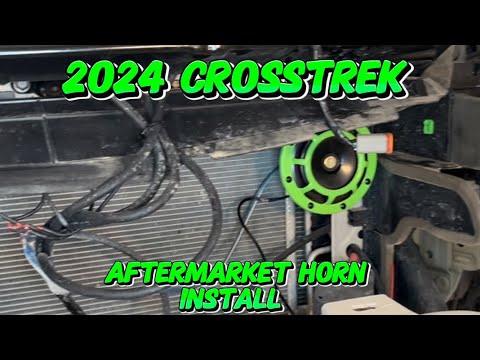 Видео: Subaru Crosstrek 2024 года — установка дополнительного звукового сигнала + снятие бампера