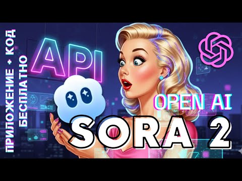 Видео: SORA 2 + PRO для креаторов: API-мощь без единой строчки кода