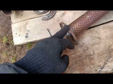 Видео: Изготовление прямоточного глушителя на Гранту из нержавейки 