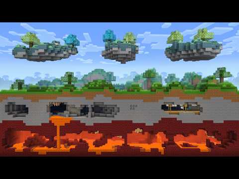 Видео: Minecraft, но измерения накладываются друг на друга...
