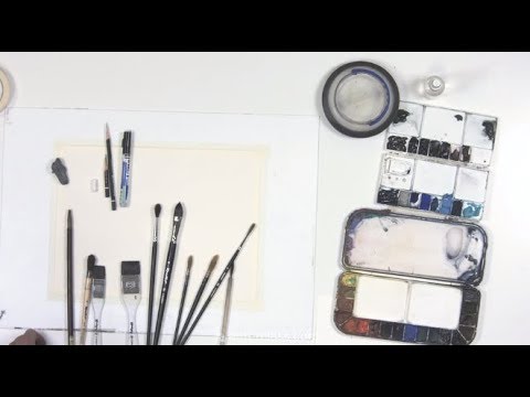 Видео: Художник Константин Стерхов: материалы и инструменты для рисования акварелью  (отрывок курса)