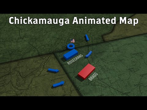 Видео: Чикамауга: анимированная карта битвы