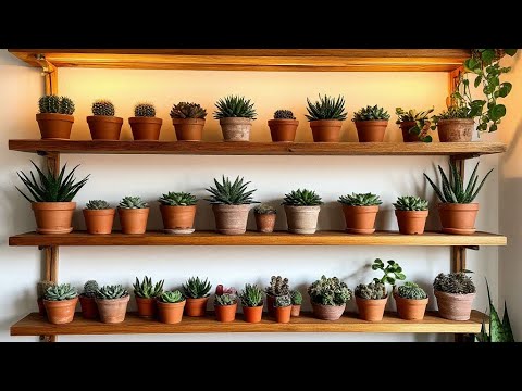 Видео: Суккуленты. Возвращение с балкона на полки ( часть 1)