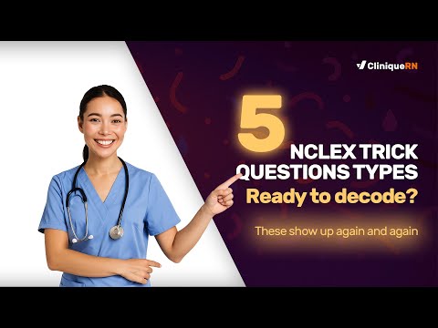 Видео: Расшифровка 5 наиболее часто встречающихся типов вопросов NCLEX (с 20 вопросами в стиле реальных ...