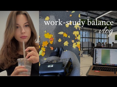 Видео: vlog: понедельник студентки ВШЭ, которая работает | work-study balance