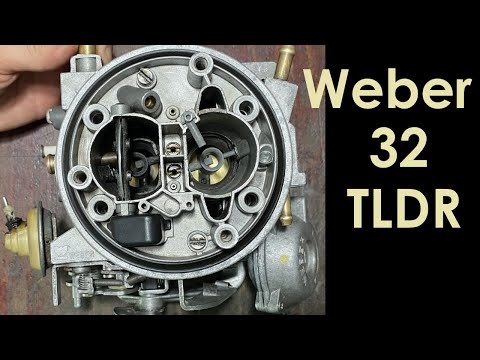 Видео: Карбюратор Weber 32 TLDR с Renault 19 (Вебер 32 ТЛДР с Рено 19)