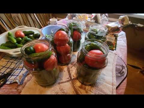 Видео: Расстались с мужем😥. Готовлю закуску на зиму🥒🌶🍅🫑