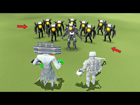 Видео: ПЫЛЕСОС АДАМ VS ТРИ-ТИТАН (GTA V)