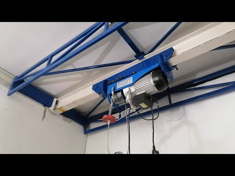 Видео: Кранбалка в мастерскую. Установка двутавра. Серия 10