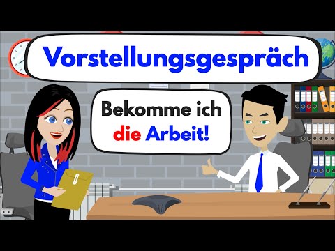 Видео: Немецкий в повседневной жизни и на работе | Собеседование - я получу работу!
