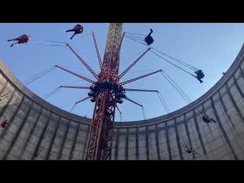 Видео: Аттракцион в Охладительной Трубе АЭС .