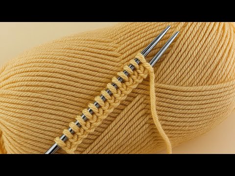 Видео: Самый простой и красивый узор для вязания, который вы когда-либо видели.