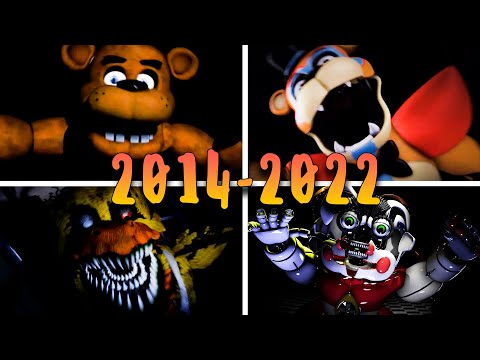 Видео: FNAF 1 2 3 4 5 6 7 8 AR 9 СКРИМЕРЫ ВСЕХ ФНАФ! (2014-2022) FNAF 1 2 3 4 5 6 7 8 AR 9 ALL JUMPSCARES