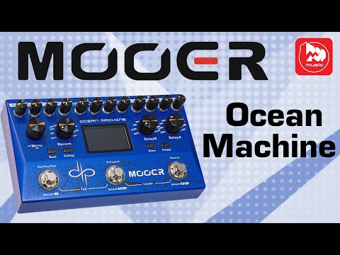 Видео: Гитарный эффект Mooer Ocean Machine (Delay, Reverb, Looper)