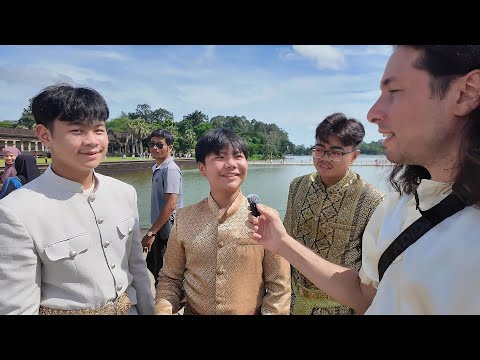 Видео: Почему тысячи людей пришли в Ангкор-Ват сегодня 🇰🇭 (Пчум Бен)