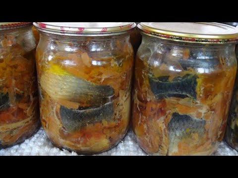 Видео: Домашняя консервация. Салака в масле. Бюджетный вкусный вариант.