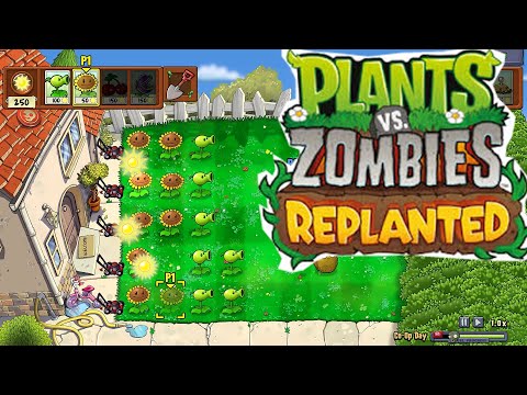 Видео: Plants vs  Zombies Replanted Прохождение Приключения #PlantsvsZombiesReplanted
