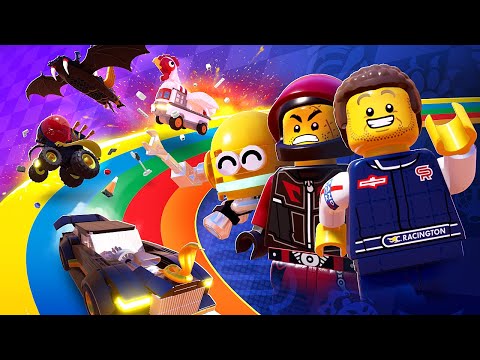 Видео: ЛЕГО Машинки для детей LEGO 2K Drive - Никита и папа играют в крутые гонки!