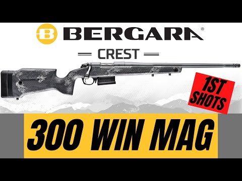 Видео: Bergara B-14 Squared Crest в патроне 300 Win Mag — первые выстрелы и пристрелка