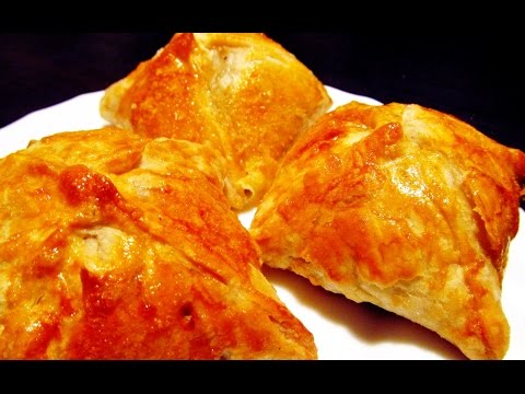 Видео: Слоеные пирожки с мясом из готового слоеного теста или аля-самса