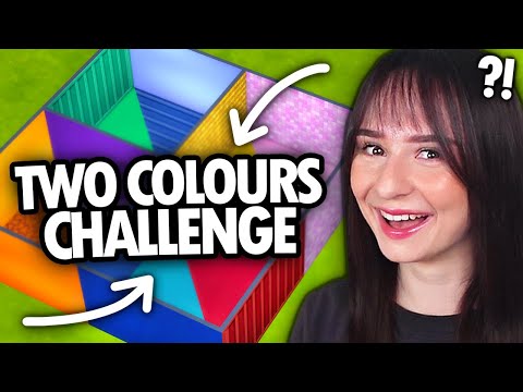 Видео: В The Sims 4 каждая комната окрашена в ДВА СЛУЧАЙНЫХ ЦВЕТА!