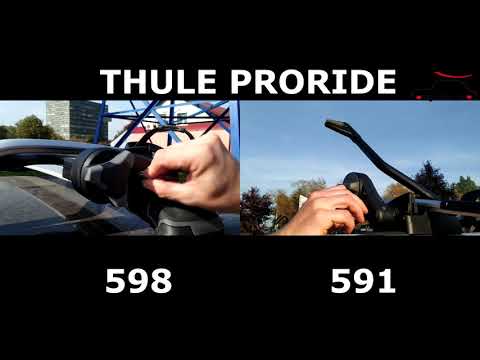Видео: Thule ProRide 591 vs 598. Сравнение двух велокреплений.