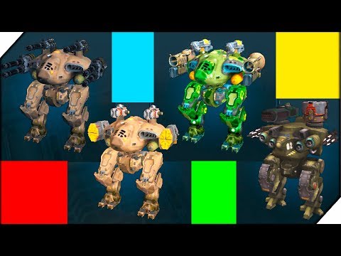 Видео: МОИ СУПЕР РОБОТЫ - Игра War Robots. Игры на андроид. Битва роботов
