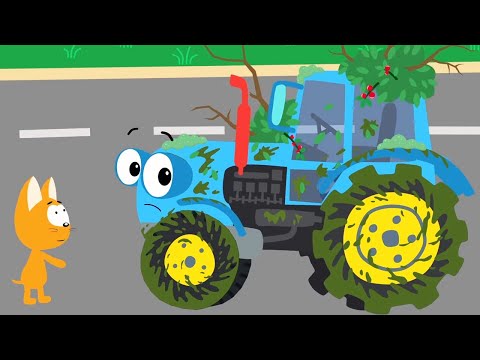 Видео: Котёнок и автомойка - Липкая жижа | Мультфильмы для детей про машинки