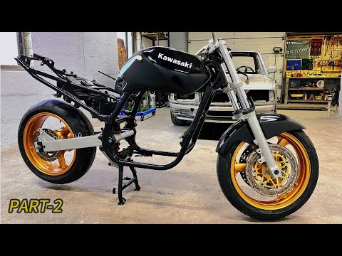 Видео: Восстановление старого японского мотоцикла Kawasaki | Часть 2