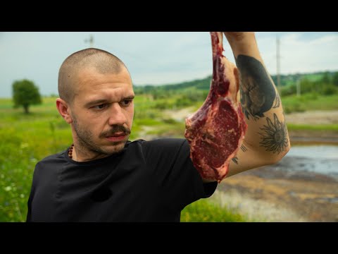 Видео: Стейк ТОМАГАВК на вогнищі ||