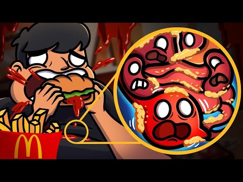 Видео: Что если питаться одним фастфудом?