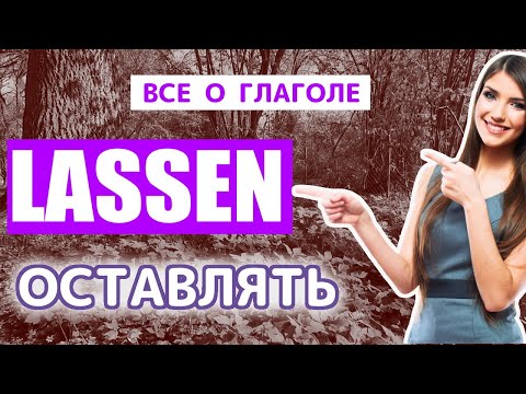 Видео: НЕМЕЦКИЙ глагол LASSEN  в значении ОСТАВЛЯТЬ / НЕМЕЦКИЕ фразы / примеры употребления