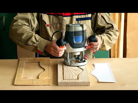 Видео: 4K Фрезерование паза по шаблону для фасада выдвижного ящика, milling groove for a drawer front