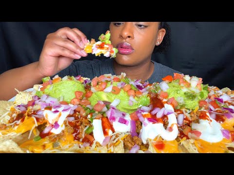 Видео: ASMR MUKBANG НАЧОС С СЫРОМ ПОЕДАНИЕ ЗВУКОВ НЕТ РАЗГОВОРОВ ASMR 먹방 EATING SHOW