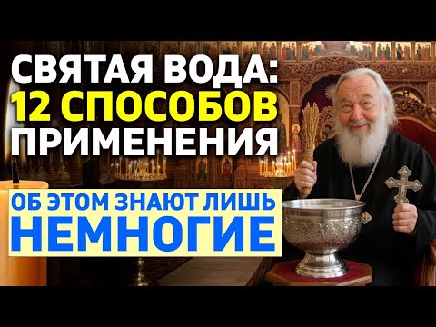 Видео: СВЯТАЯ ВОДА: 12 способов применения, о которых знают немногие Полное руководство