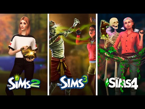 Видео: Приключения (Археология) в The Sims / Сравнение 3 частей