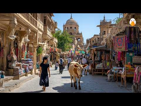 Видео: Джайсалмер, Индия🇮🇳 Самый большой золотой замок в мире (4K HDR)