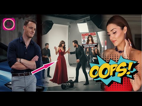 Видео: Фотосессии Ханде Эрчел для журнала помешал Керем Бюрсин!