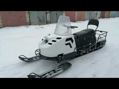 Видео: Снегоход Хома 500т.Лончин 30л.с