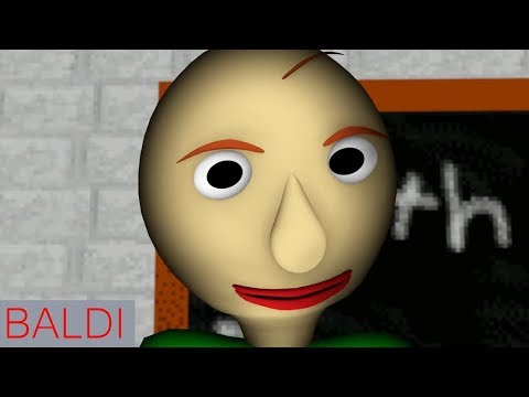 Видео: Забавный челлендж Baldi Basics: Попробуй не смеяться